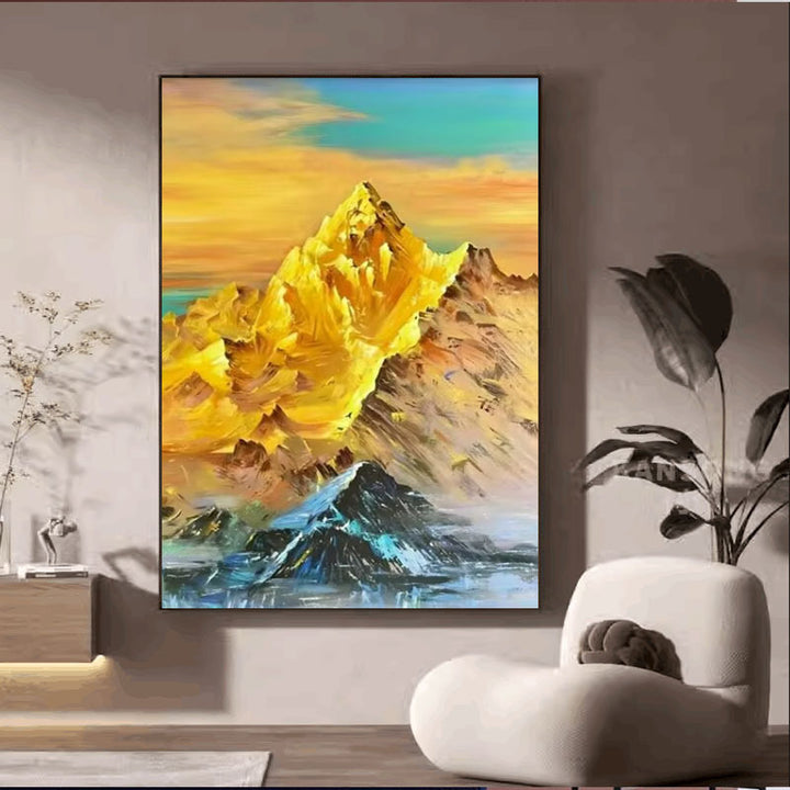 Breathtaking Mountain Landscape Canvas Artwork