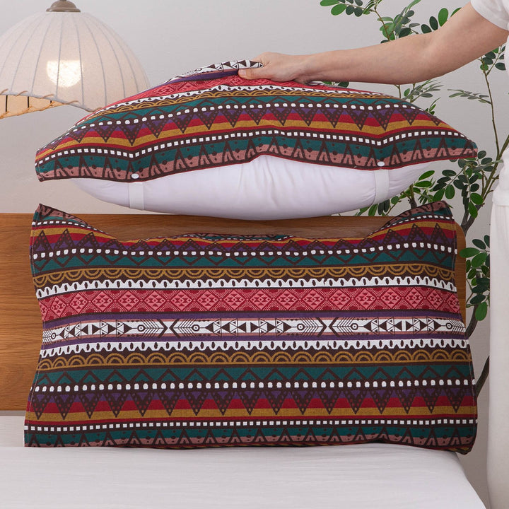 Ladies pillowcase with integrated carrying system Bowlift