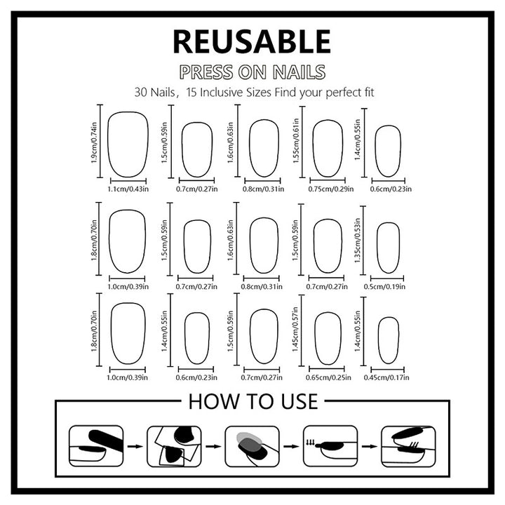Glamorous artificial nails Bowlift