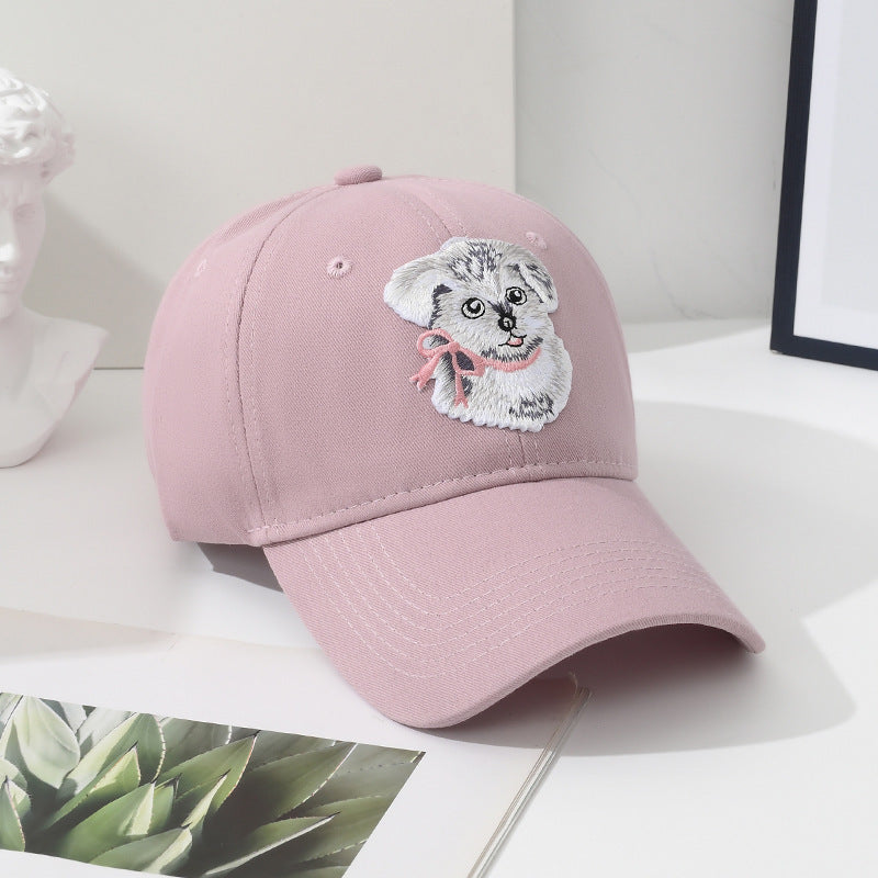 Women's Embroidered Animal Patch Baseball Cap Bowlift