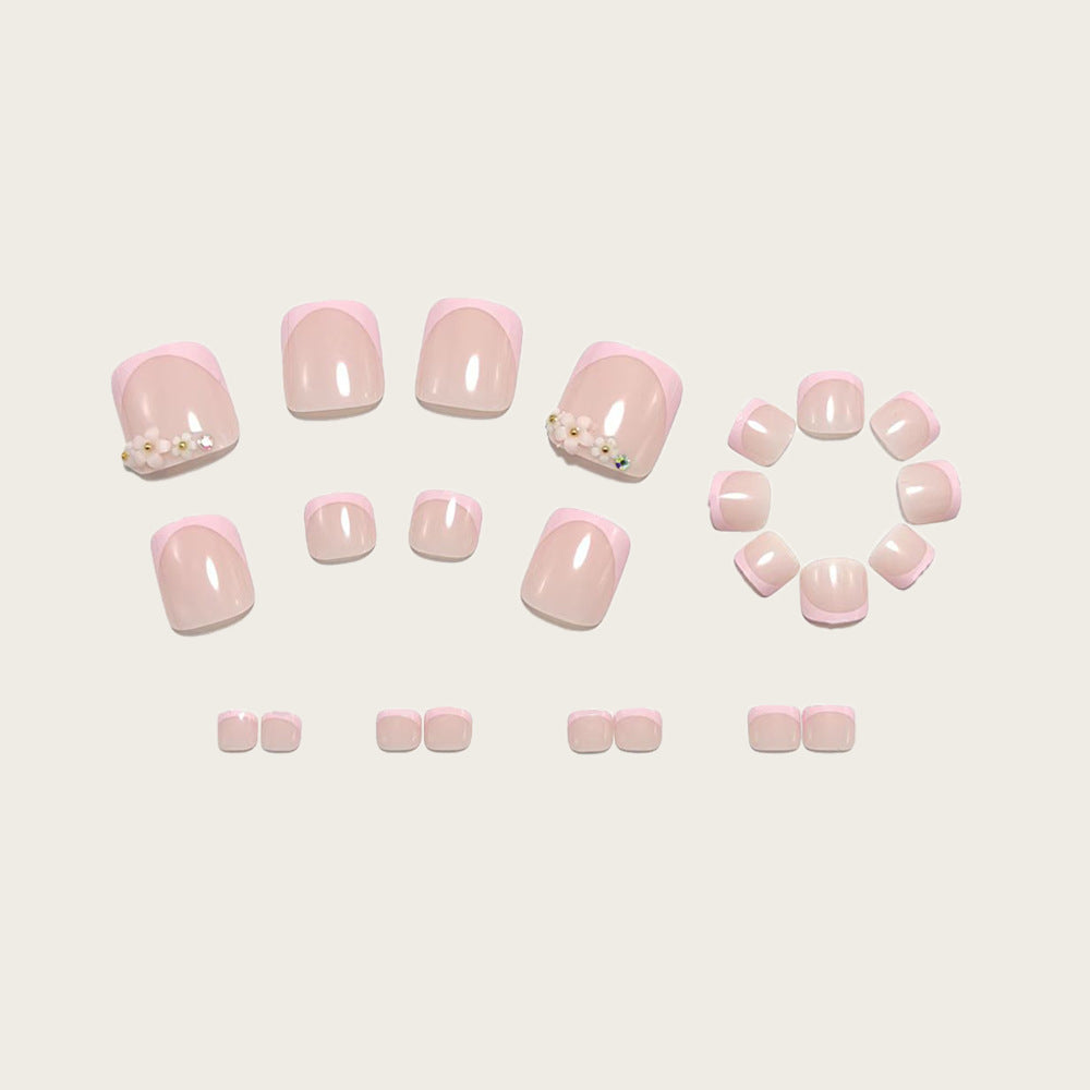 Nail Art Set with Floral Details Bowlift