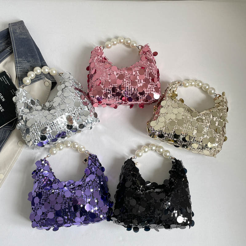 WoChic Sequined Evening Handbag Bowlift