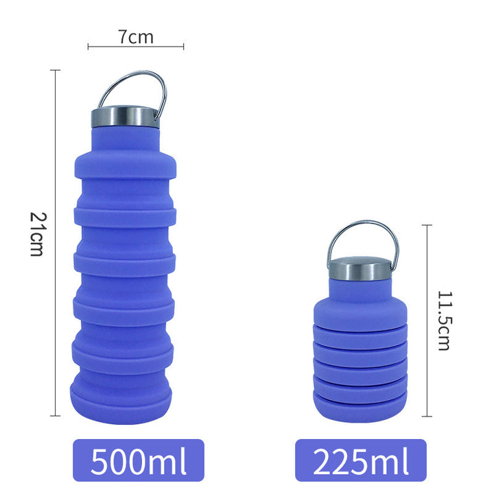 Ladies Foldable Silicone Water Bottle Bowlift