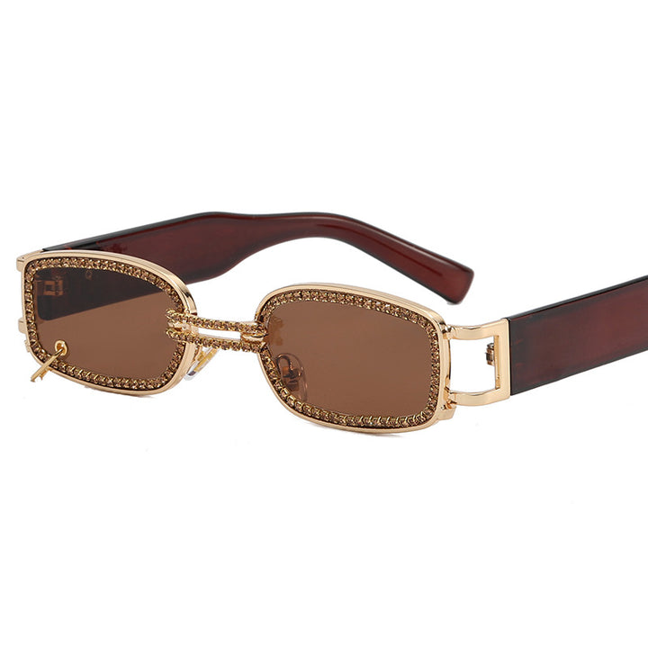 Women's stylish sunglasses with sparkling crystal frame Bowlift
