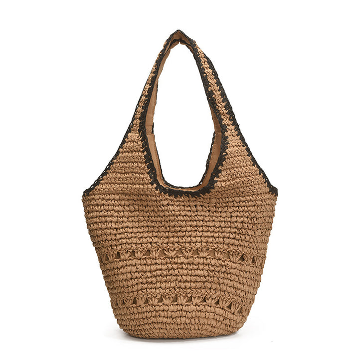 Braided tote bag with unique structure Bowlift