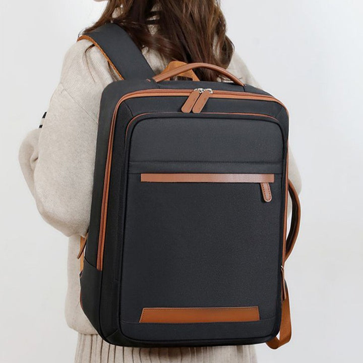 Elegant Laptop Backpack with Comprehensive Organizational Compartments Bowlift