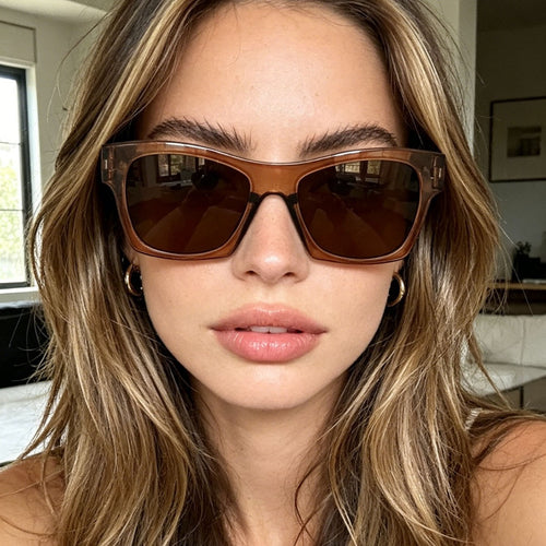 Women's fashionable sunglasses in elegant rectangle design Bowlift