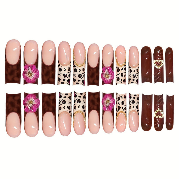 Decorative Artistic Press-On Nails Bowlift
