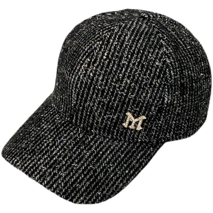 Women's Textured Knit Baseball Cap Bowlift