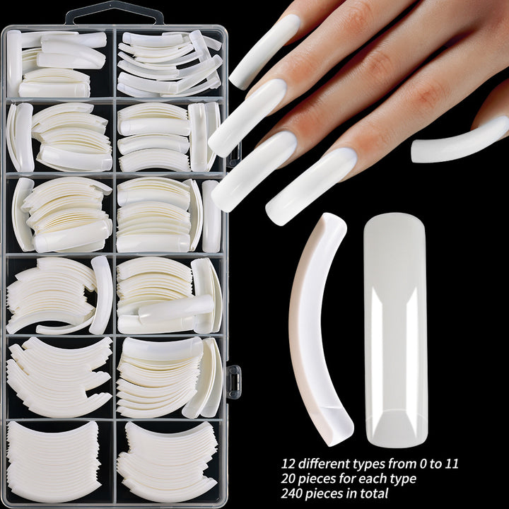 Premium Long Stiletto Nail Tip Set Bowlift