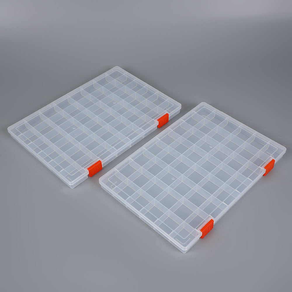 Transparent Multi-Grid Craft Organizer Bowlift