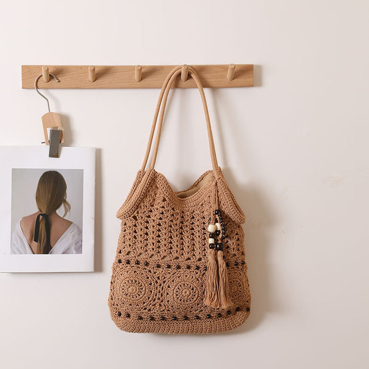 Handmade Crocheted Shoulder Bag Bowlift