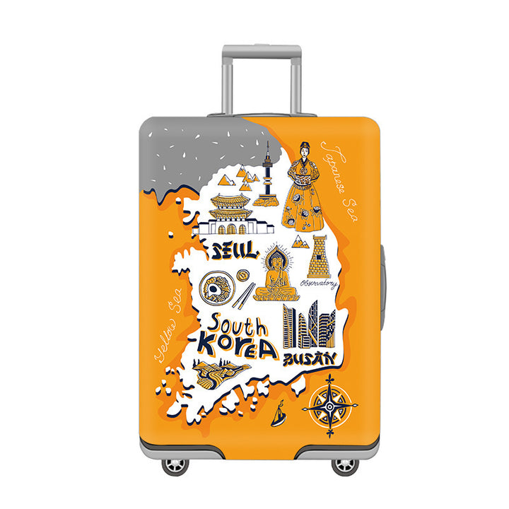 Cartoon Cat Design Hard Shell Luggage Bowlift