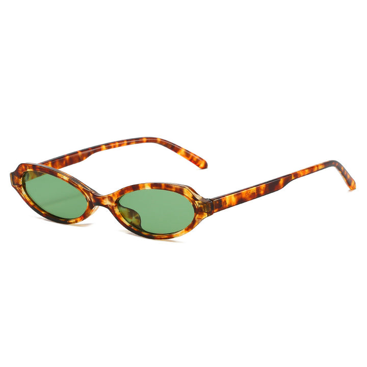 Fashionable Oval Frame Sunglasses Bowlift