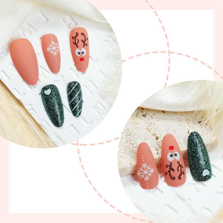 Creative Nail Art Set with Winter Design Bowlift