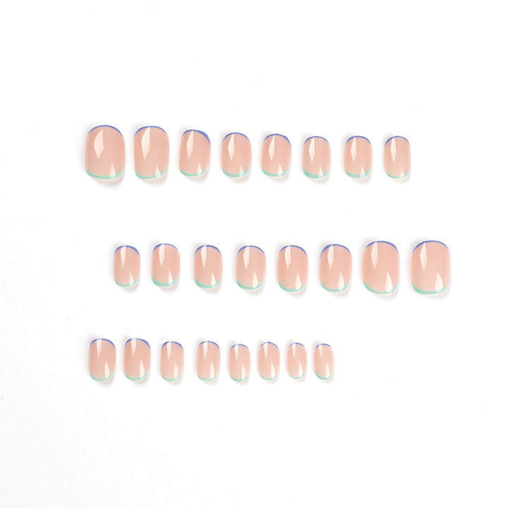 Artistic Nail Art with Creative French Tips Bowlift