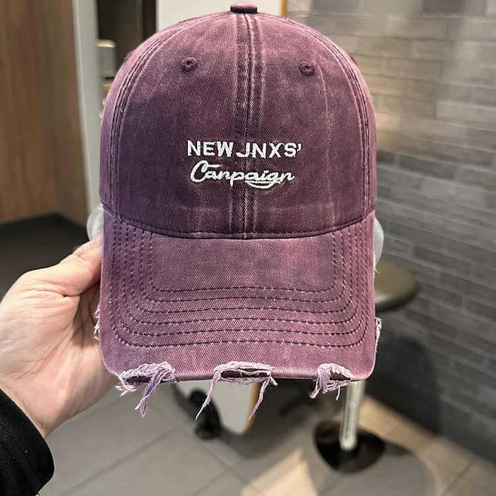 Unisex Distressed Vintage Baseball Cap Bowlift