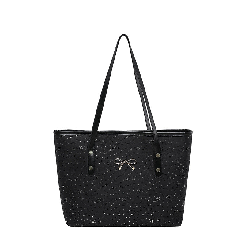WoStylish Star-Embellished Tote Bag Bowlift