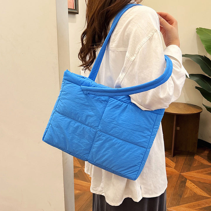 Stylish Quilted Tote Bag Bowlift