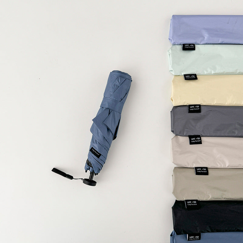 Women's Foldable Sun Protection Umbrella with Ultralight Design Bowlift