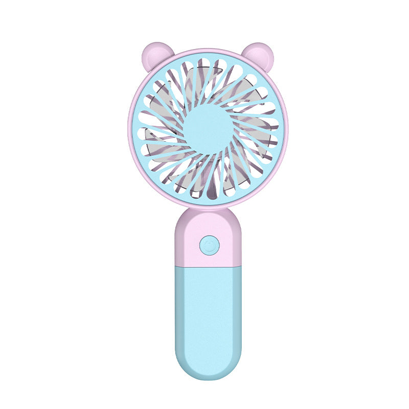 Women portable hand fan with cute animal design Bowlift