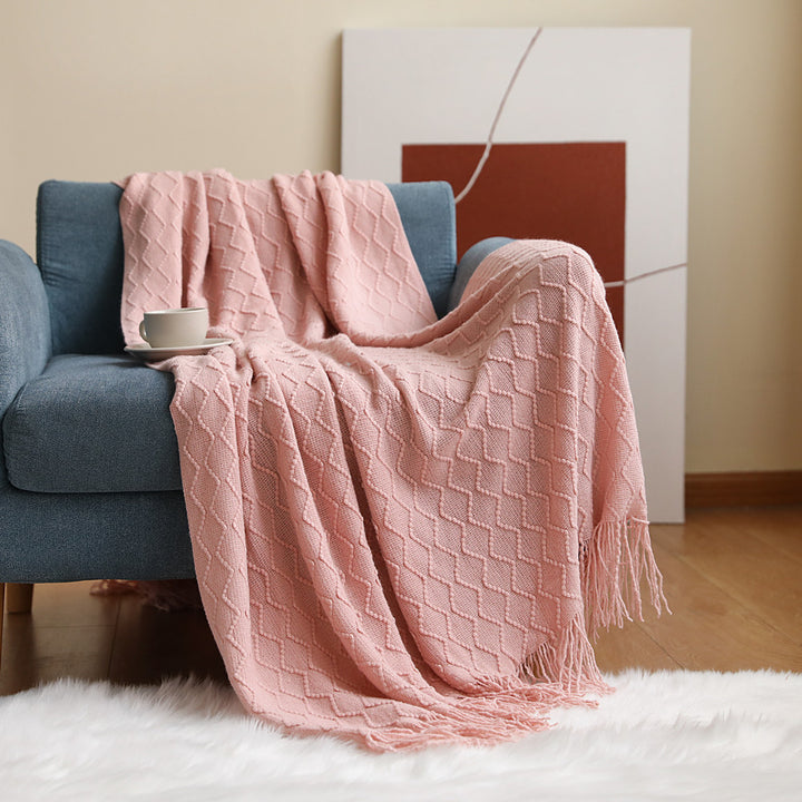 Luxurious Textured Throw Blanket