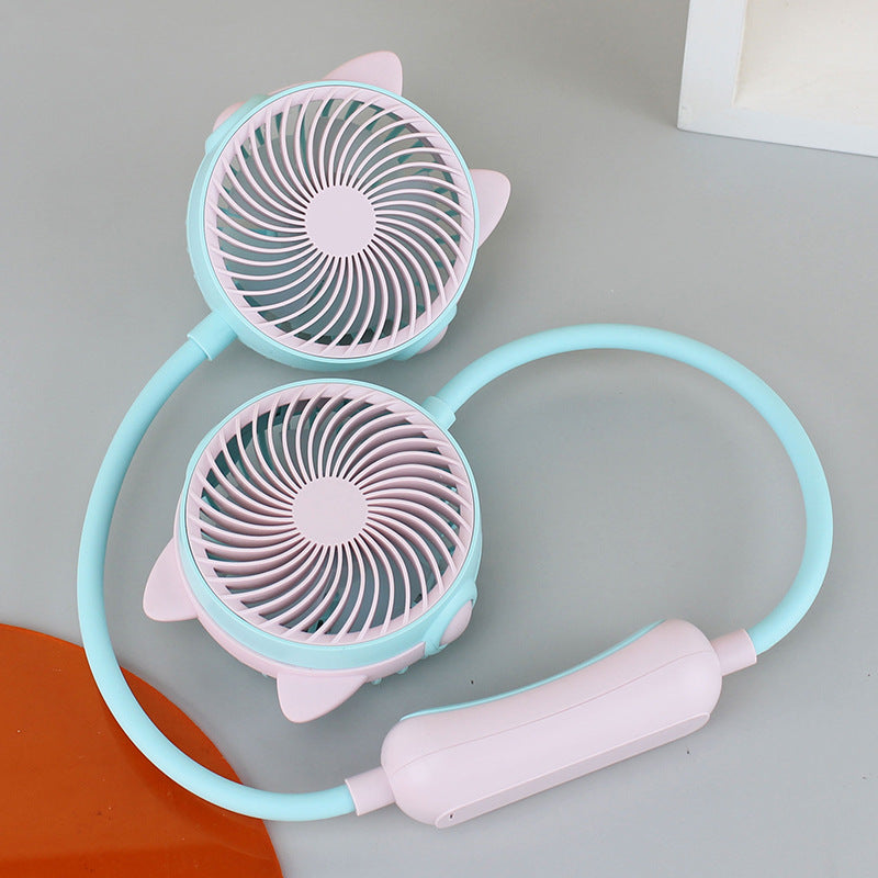 Ladies Portable Double Fan Bowlift