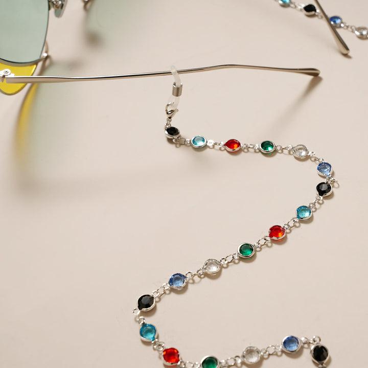 Decorative Gemstone Eyewear Chain Bowlift