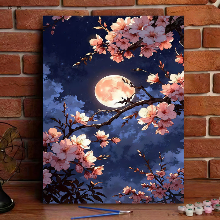 Romantic Blossom Landscape Canvas Art Kit Bowlift