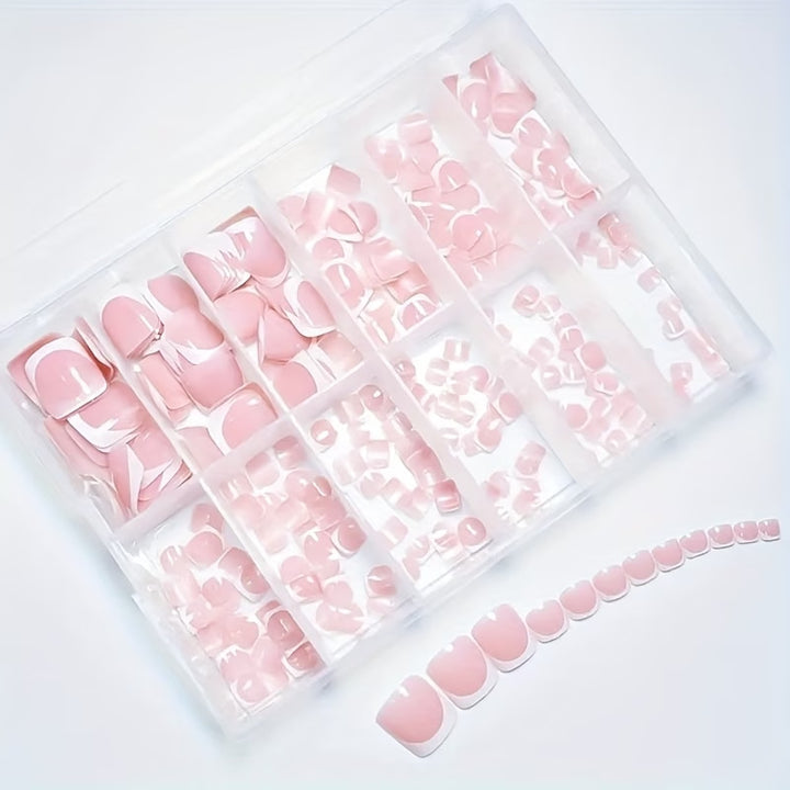 Deluxe Press-On Pedicure Kit Bowlift