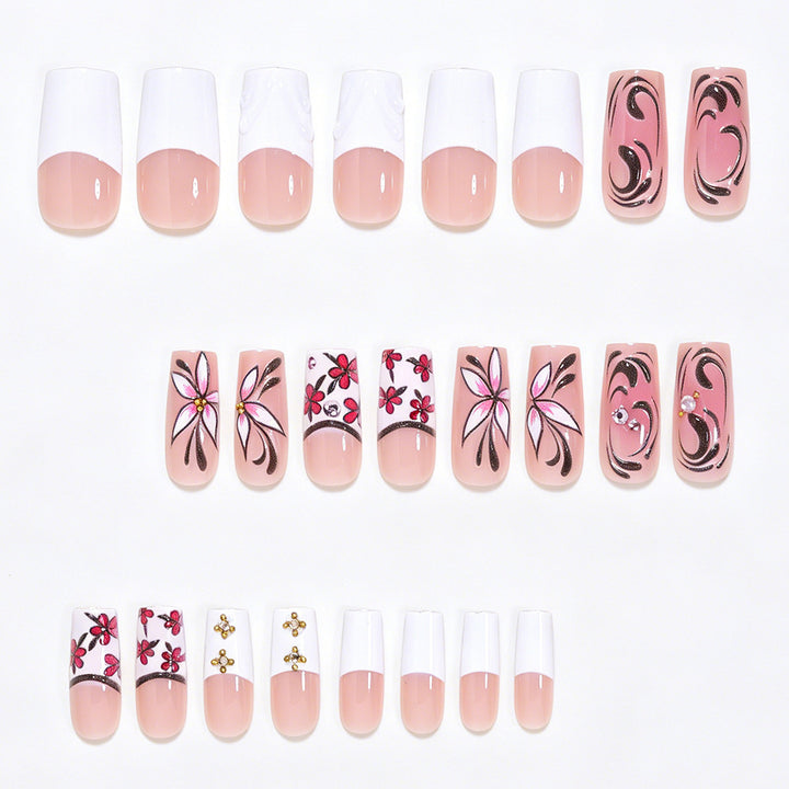 Decorative Floral Nail Art Tips Bowlift 1788858442