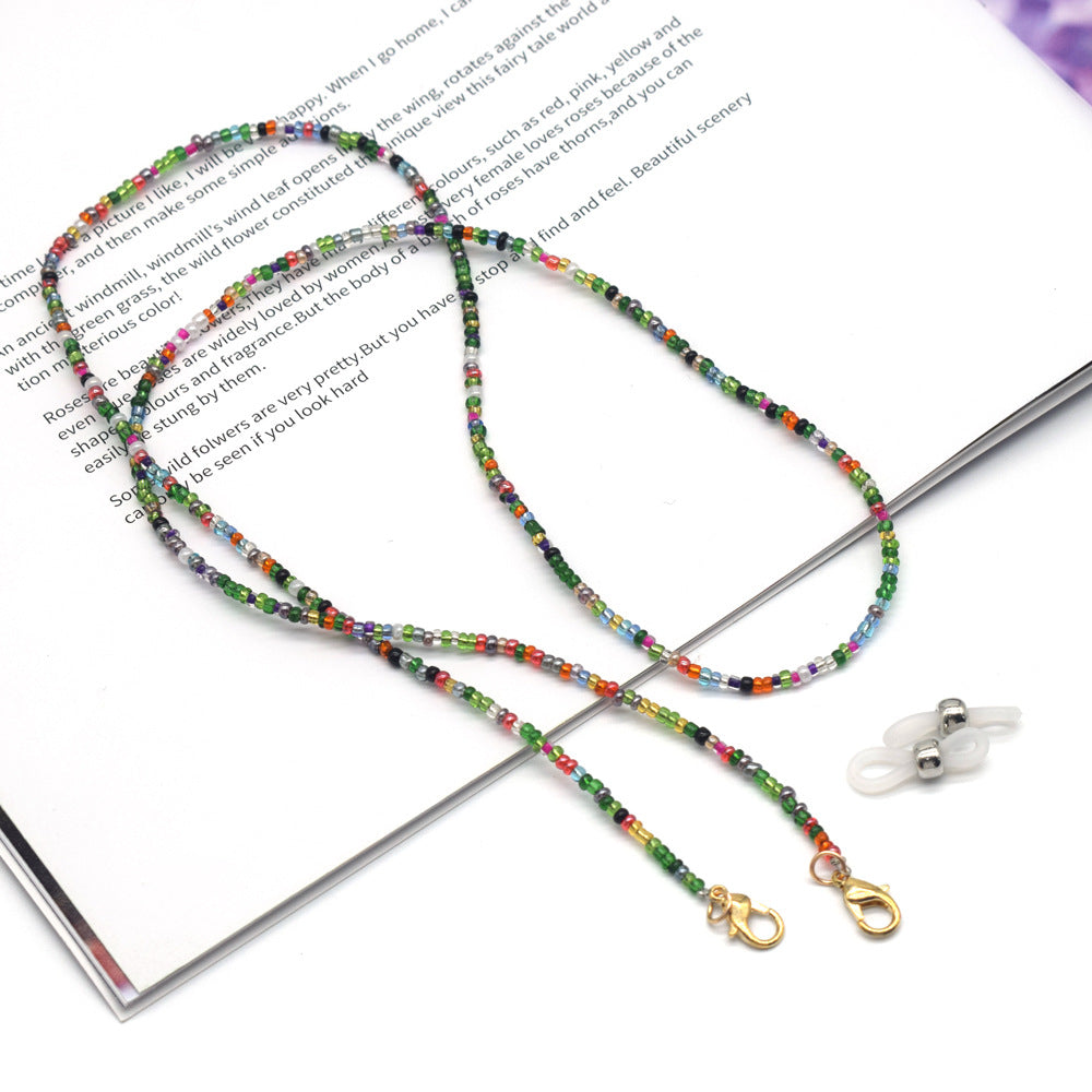 Colorful Multi-Textured Eyewear Chain Bowlift