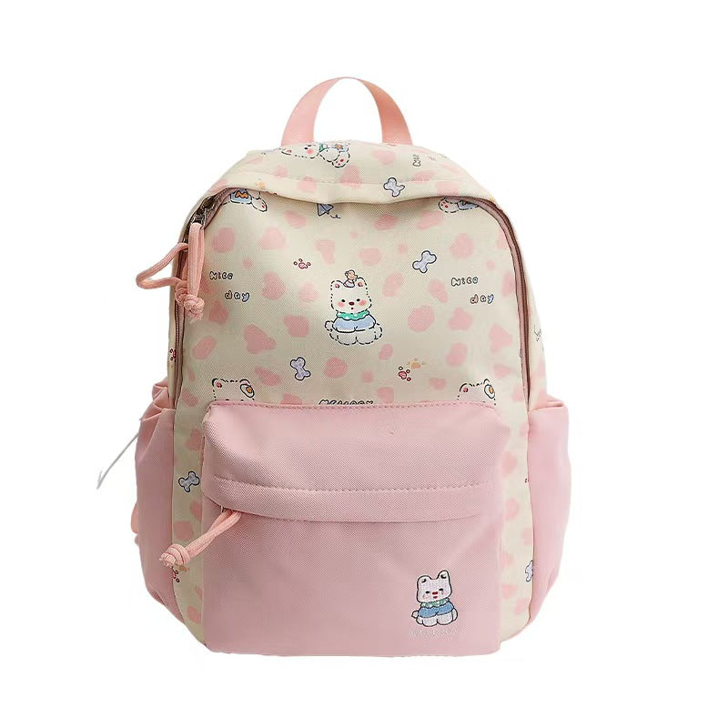 Backpack with Playful Animal Design and Practical Organizer Compartments Bowlift