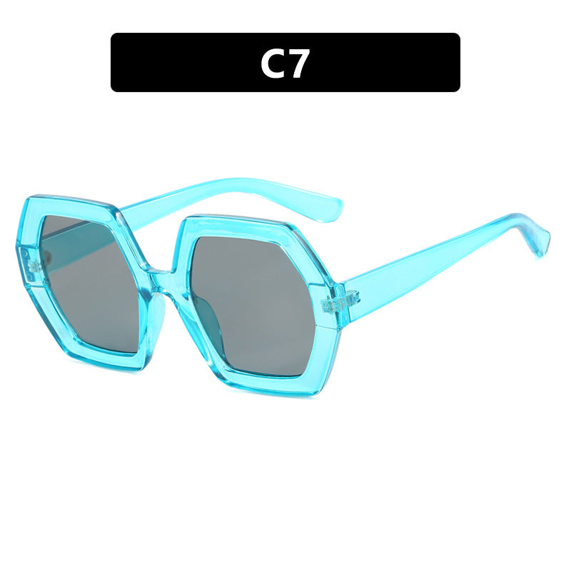 Women innovative hexagonal sunglasses Bowlift