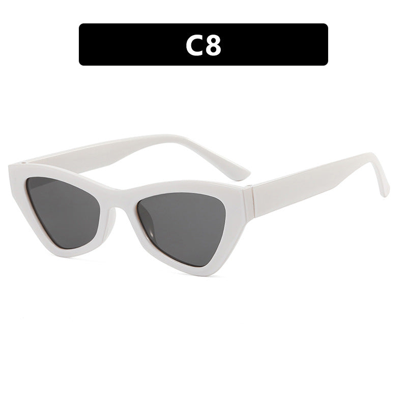 Women's fashion Cat-Eye sunglasses with transparent frame Bowlift