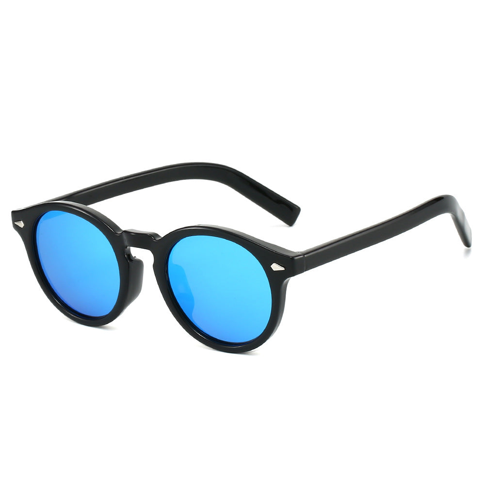 Women's fashionable sunglasses with transparent frame and yellow lenses Bowlift