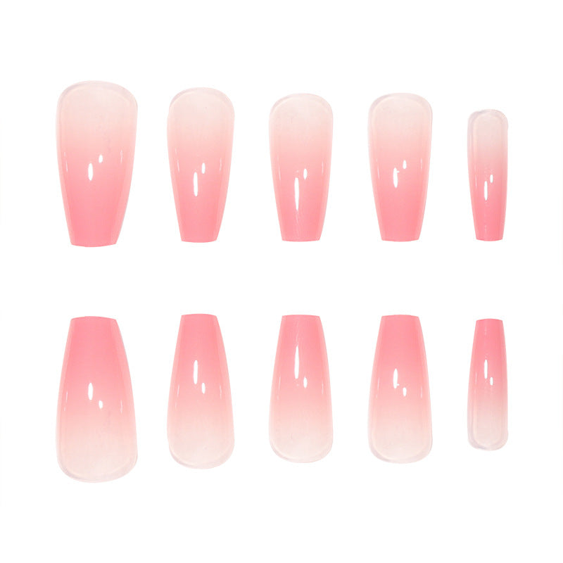 Long Acrylic Ombre Press-On Nails Bowlift