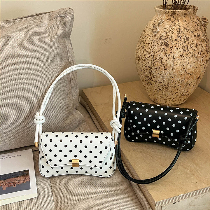 WoChic Polka Dot Shoulder Handbag Bowlift