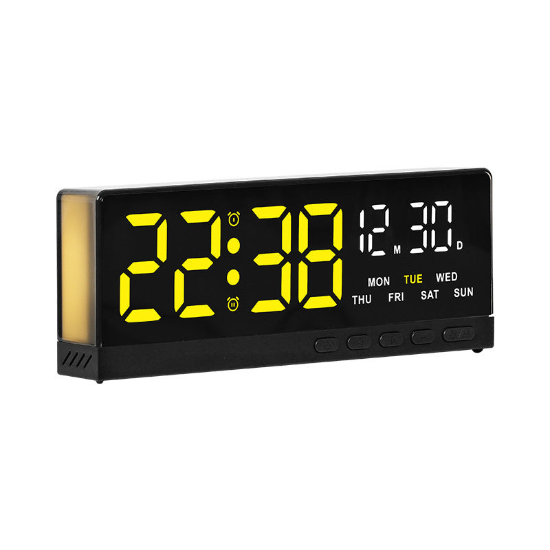 Digital Alarm Clock with Clear LED Display Bowlift
