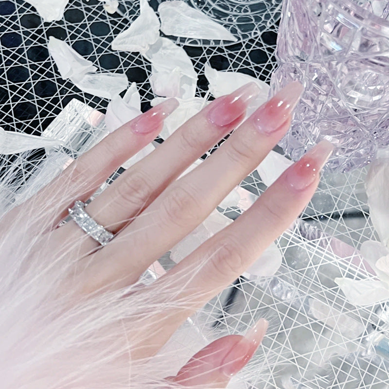 Acrylic nail set with elegant ombre effect Bowlift