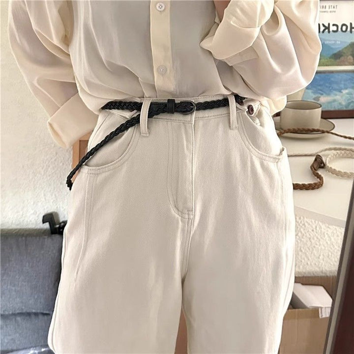 Braided Leather Belt Bowlift