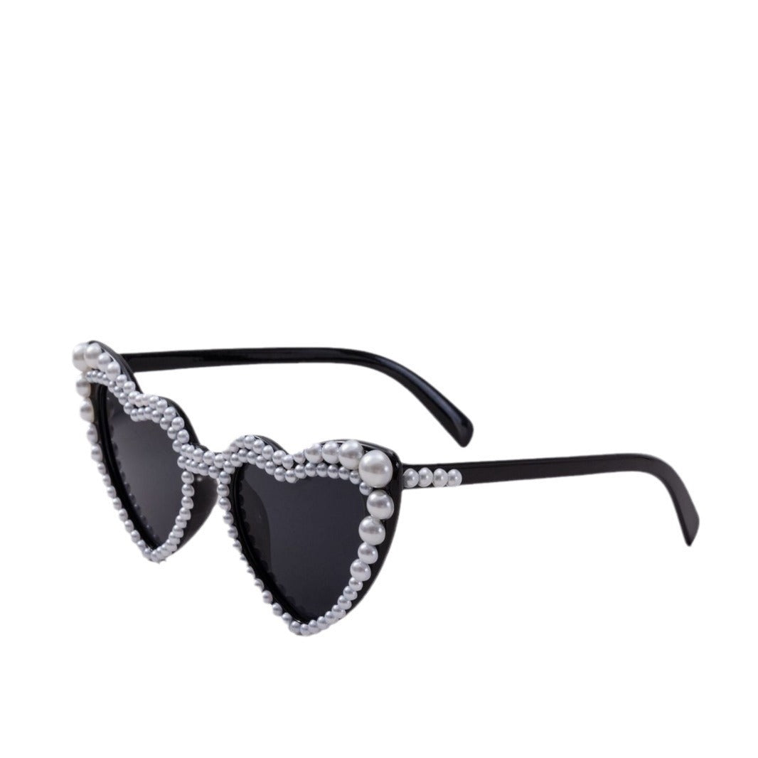 Heart-Shaped Glamorous Sunglasses Bowlift