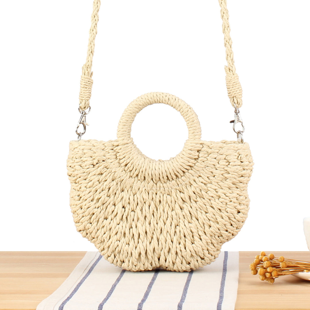 Handbag with Curved Design and Fashionable Handle Bowlift