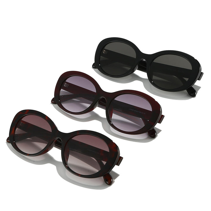 Ladies fashionable sunglasses with stylish tortoiseshell pattern Bowlift