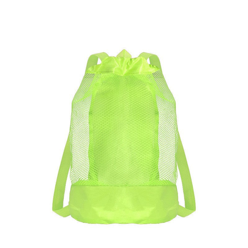 Versatile Beach Bag In Airy Mesh Design Bowlift
