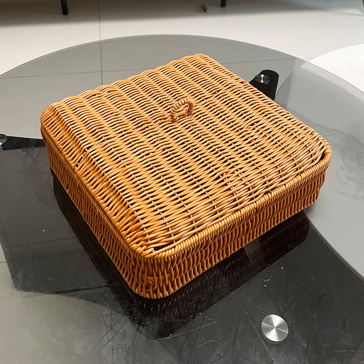 Multi-Compartment Woven Fruit Basket Bowlift