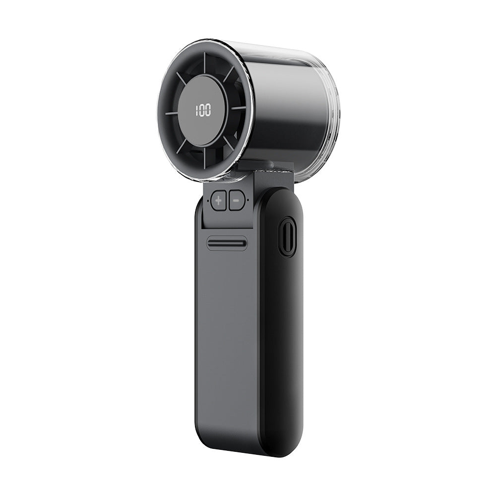 Women's portable mini handheld fan with USB charging function Bowlift