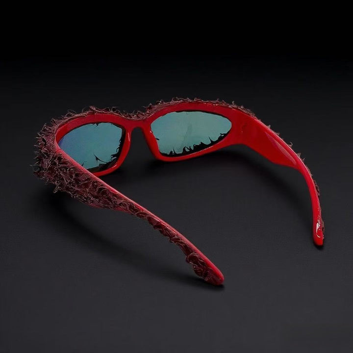 Women's sporty sunglasses with innovative, artistic frame Bowlift