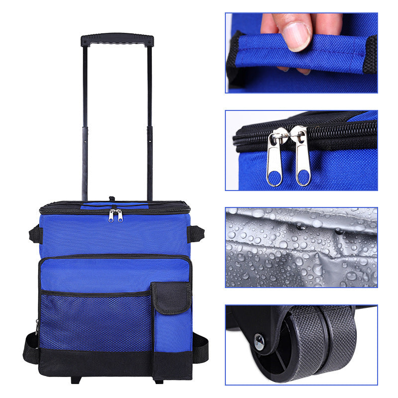 Ladies multifunctional cooler bag with trolley Bowlift