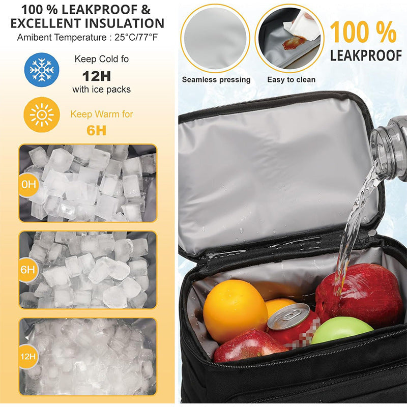 Versatile Cooling Hiking Backpack with Insulated Compartments Bowlift